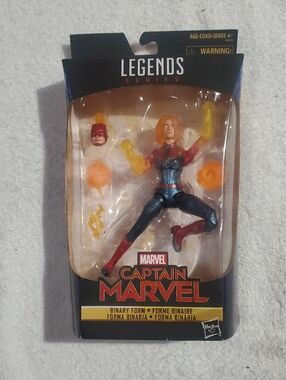 Marvel Captain Marvel Action Figure - Red, Blue, Yellow